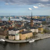 Riddarholmen from Stockholm City Hall tower