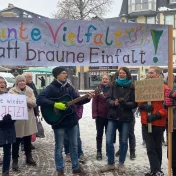 Gemeinsam gegen rechts: C. Bals bei Mahnwach in Andernach