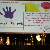 WeltWeitWissen 2018: Preisverleihung für den Hand Print