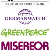 Bild Logos TRANSFORM Greenpeace, Germanwatch, Brot für die Welt, Misereor, BUND, WWF