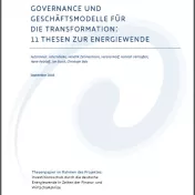 Cover: 11 Thesen zur Energiewende