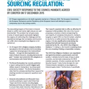 Cover EU Responsible Mineral Sourcing Regulation