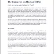 Cover INDCs India