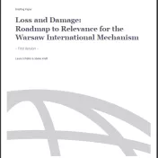 Cover Loss and Damage Roadmap to Relevance for the Warsaw International Mechanism