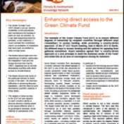 Cover Policy Brief GCF