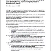 Cover Statement Synthesis Report Post-2015