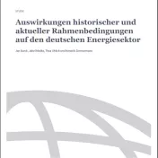 Cover: Studie Rahmenbedingungen Deutscher Energiesektor