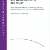 Cover: Wassersektor in der Krise