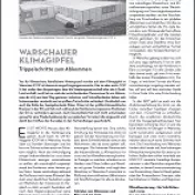 Cover Artikel COP Warschau Forum UE