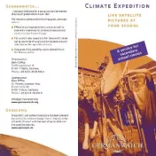 Deckblatt: Flyer Climate Expedition