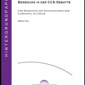 Deckblatt: Bewegung in der CCS Debatte