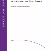 Deckblatt: Briefing on the 13th Meeting of the Adaptation Fund Board