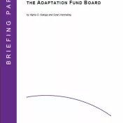 Deckblatt: Briefing on the 14th Meeting of the Adaptation Fund Board