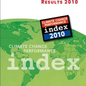 Deckblatt: The Climate Change Performance Index 2010