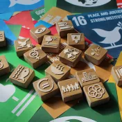 Bild: SDG-Stempel für den Kirchentag