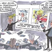 Weitblick-Bild 1/14: Karikatur IT-Marketing