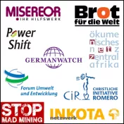 Logos,-Germanwatch,-Powershift,-Inkota-CIR-Brot-Misereor-Inkota-oek-netzwerk-zentralafrika-stop-mad-mining,-FuE