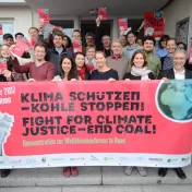  Pressekonferenz 26.10.2017: Fotoaktion zur Klima-Demo