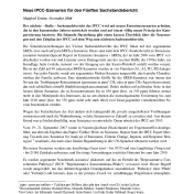 Titelbild IPCC Emissionsszenarien