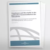 Vorschaubild zum Kurzdossier "Emotionen und ihre Rolle in der politischen Kommunikation der Klinmakrise"