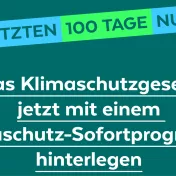 Klimaschutz-Sofortprogramm