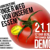 Demo "Wir haben es satt! Agrarkonzerne: Finger weg von unserem Essen!"