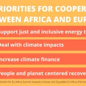 Key Priorities for Cooperation between Africa and Europe