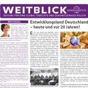 Cover Sonderausgabe Weitblick "20 Jahre Germanwatch"